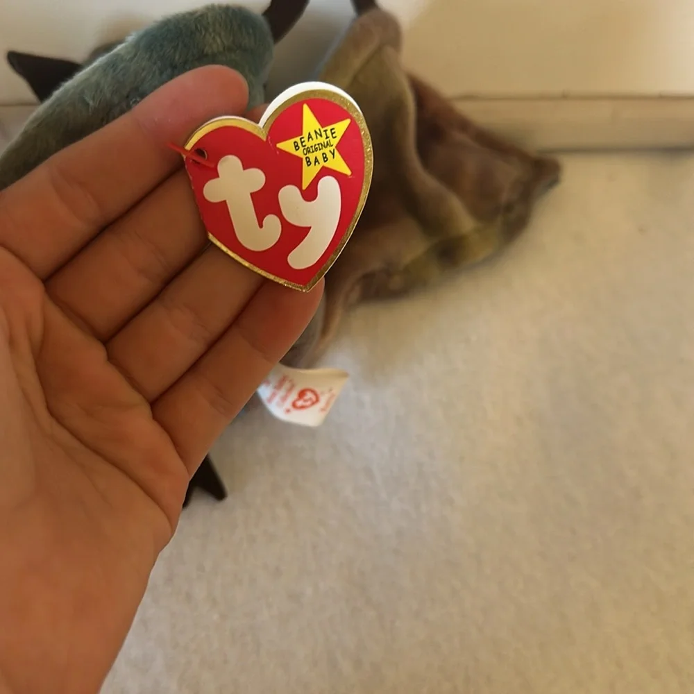 Beanie baby plush toy multicolored